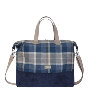 Joules paddington tweed online weekend bag